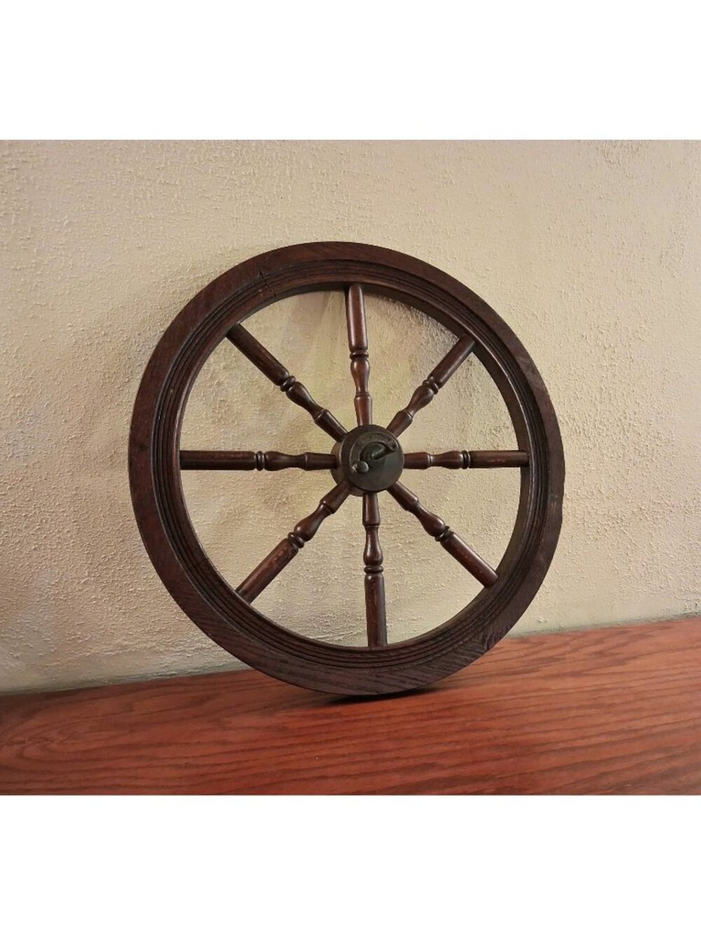 Antique Wooden Wheel Spinning Wheel Rare Farmhouse Decor